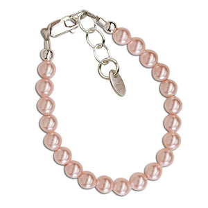 Jami Bracelet - Sterling Silver with Pink Pearls - Multiple Size Options