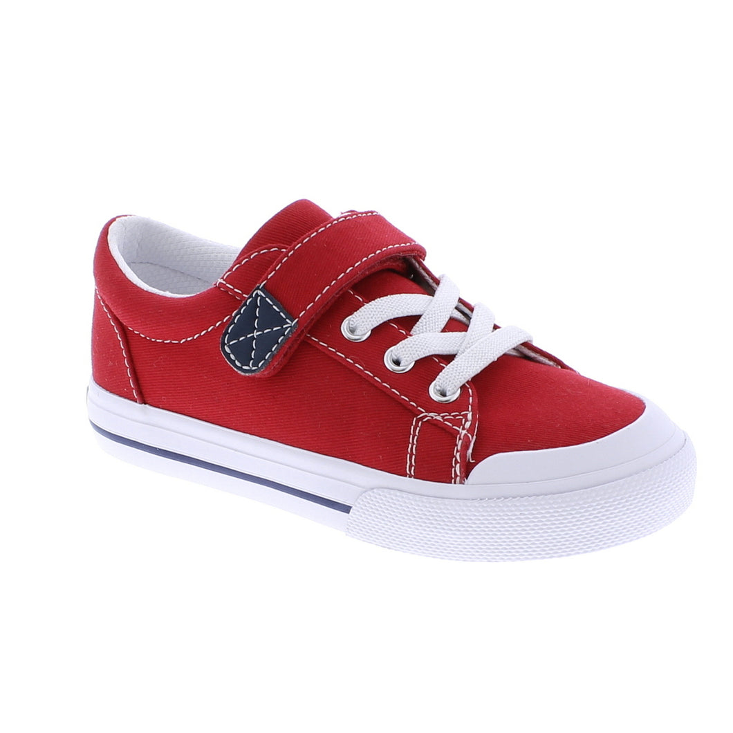Footmates Jordan Shoe - Navy, Red, Stone, or Pink - Canvas