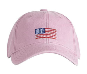 Baseball Hats by Harding Lane - Pink or Blue American Flag