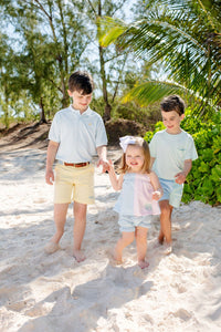 Lainey's Little Top - Buckhead Blue, Palm Beach Pink, Sea Island Seafoam