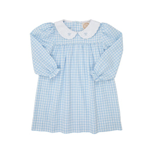 Maerin Fitz Frock - Blue Chastain Check - Flannel - Long Sleeve