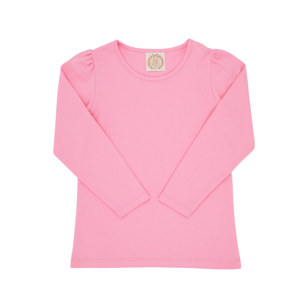Penny's Play Shirt - Hamptons Hot Pink - Long Sleeve - Pima