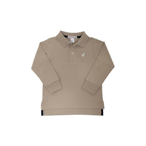 Prim & Proper Polo - Long Sleeve - Keeneland Khaki