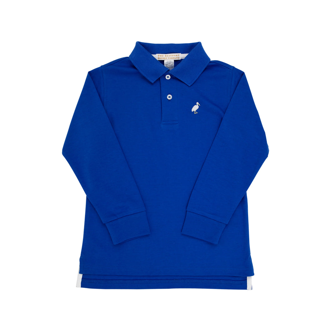 Prim & Proper Polo - Rockefeller Royal - Long Sleeve - Pima