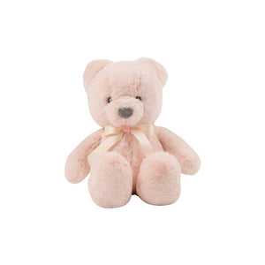 Stuffed Animal - Madge B. Bear - Palm Beach Pink w/ Pearl Bow