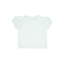 Load image into Gallery viewer, Maude&#39;s Peter Pan Collar Shirt - Short Sleeve - Woven - Worth Ave White
