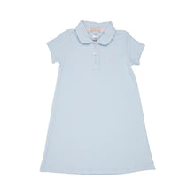 Load image into Gallery viewer, Maude&#39;s Polo Dress - Buckhead Blue w/ Palm Beach Pink
