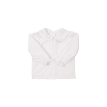 Load image into Gallery viewer, Maude&#39;s Peter Pan Collar Shirt - Worth Ave White - Long Sleeve - Woven
