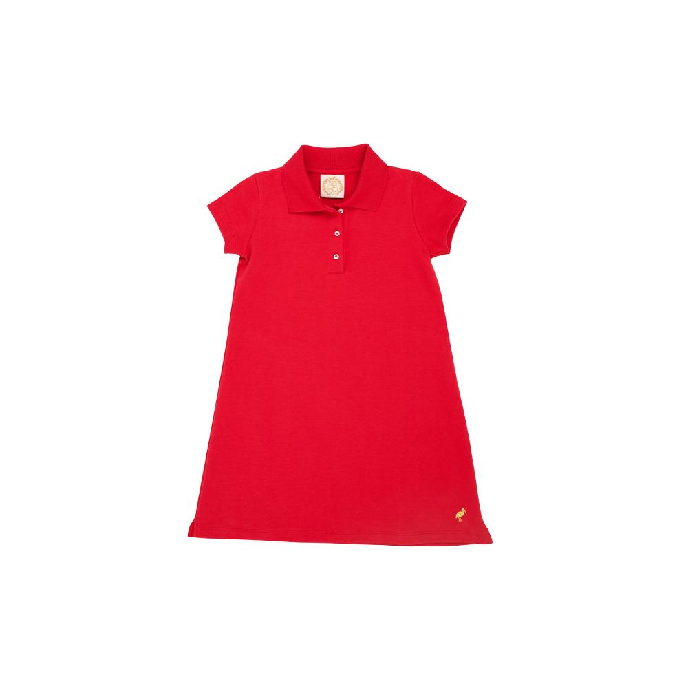 Maude's Polo Dress - Richmond Red w/ Gold