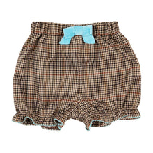Load image into Gallery viewer, Natalie Knickers - Henry Gray Houndstooth w/ Brookline Blue Bow
