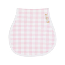 Load image into Gallery viewer, Oopsie Daisy Burp Cloth - Palm Beach Pink Gingham
