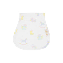 Load image into Gallery viewer, Oopsie Daisy Burp Cloth - Something for Baby - Palm Beach Pink
