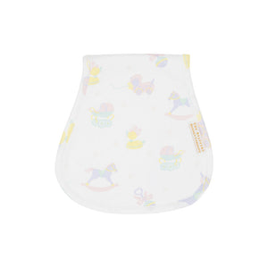 Oopsie Daisy Burp Cloth - Something for Baby - Palm Beach Pink