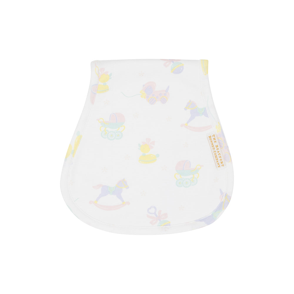 Oopsie Daisy Burp Cloth - Something for Baby - Palm Beach Pink