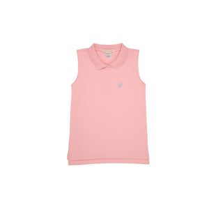 Paige's Playful Polo - Sandpearl Pink w/ Brookline Blue