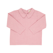Load image into Gallery viewer, Peter Pan Collar Shirt - Richmond Red Windowpane - Long Sleeve - Woven
