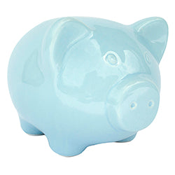 Piggy Bank - Blue - Ceramic