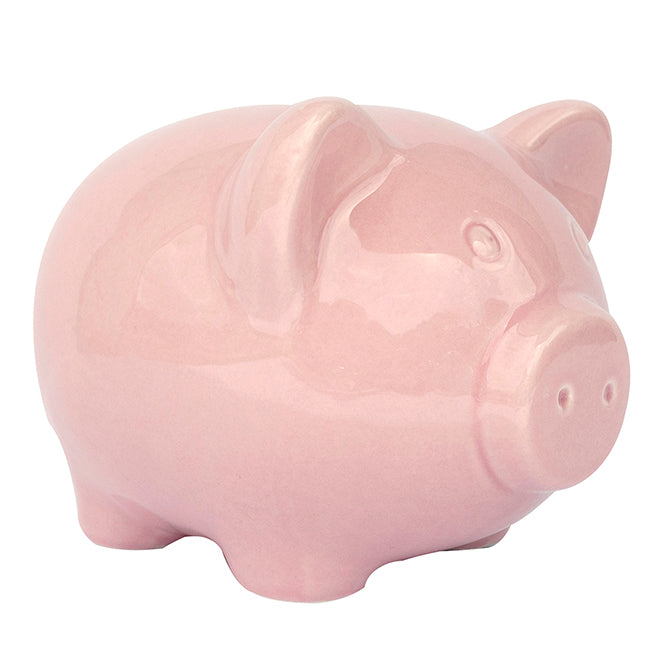 Piggy Bank - Pink - Ceramic