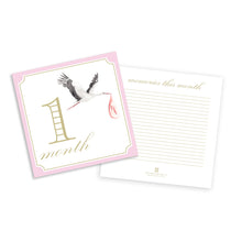 Load image into Gallery viewer, Monthly Milestone Cards by Katherine Kelly Design - Blue or Pink
