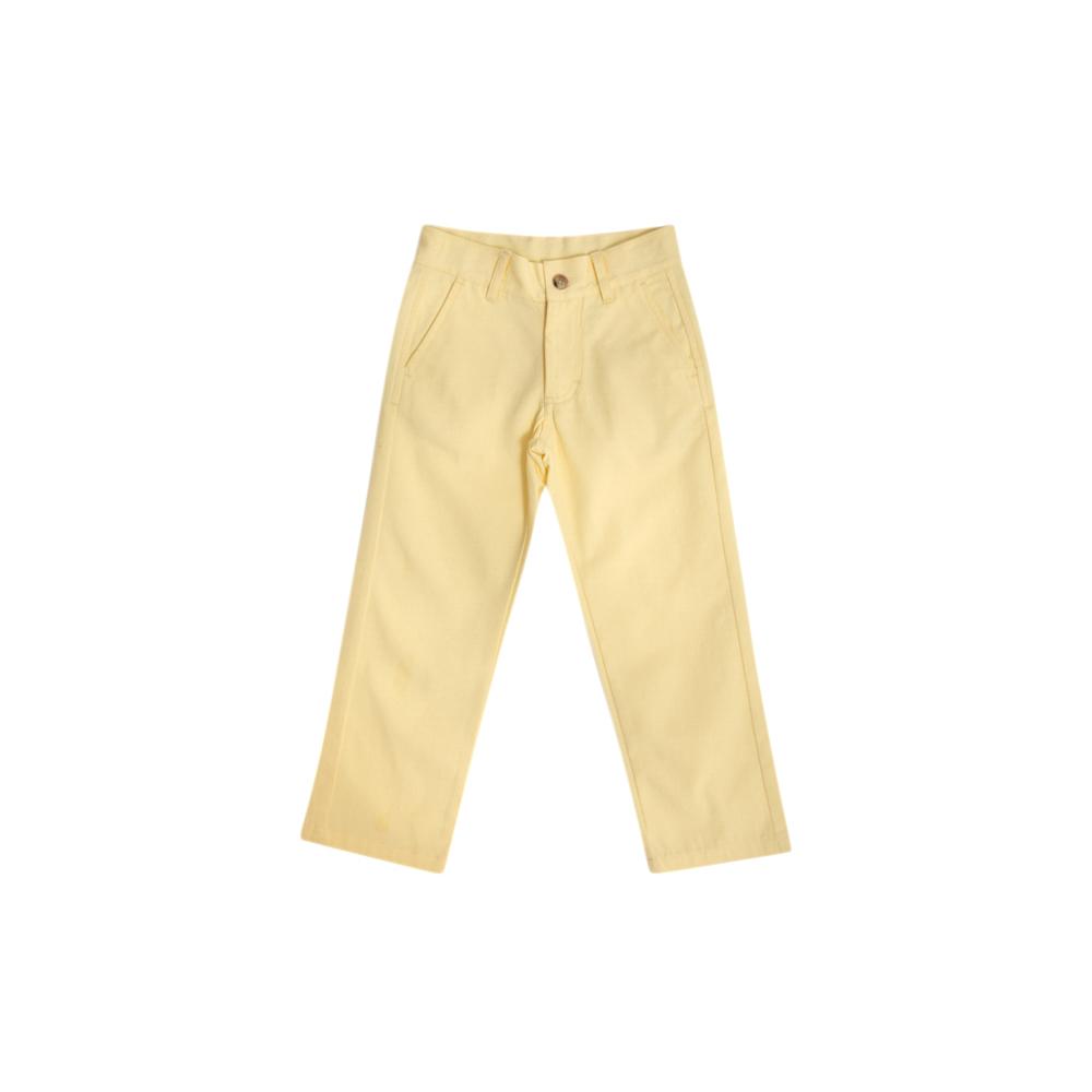 Prep School Pants - Bellport Butter Yellow w/ Worth Ave White