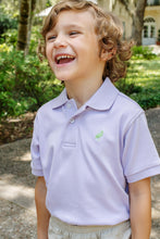 Load image into Gallery viewer, Prim &amp; Proper Polo - Lauderdale Lavender w/ Grenada Green - Pima - Short Sleeve
