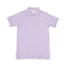 Load image into Gallery viewer, Prim &amp; Proper Polo - Lauderdale Lavender w/ Grenada Green - Pima - Short Sleeve
