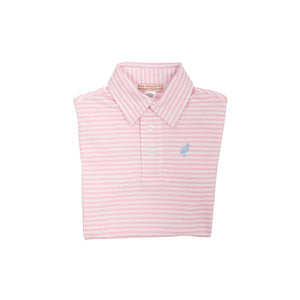 Prim & Proper Polo - Palm Beach Pink Stripe