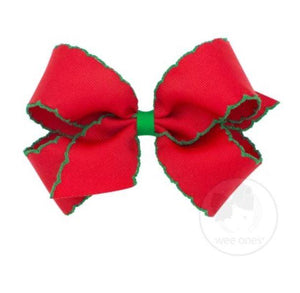 Wee Ones Small Moonstitch Bow - Multiple Color Options