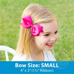 Wee Ones Small Grosgrain Bow - Multiple Color Options