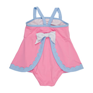 Sanctuary Scallop Swimsuit - Hamptons Hot Pink w/ Beale Street Blue