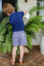 Load image into Gallery viewer, Sheffield Shorts - Nantucket Navy Gingham
