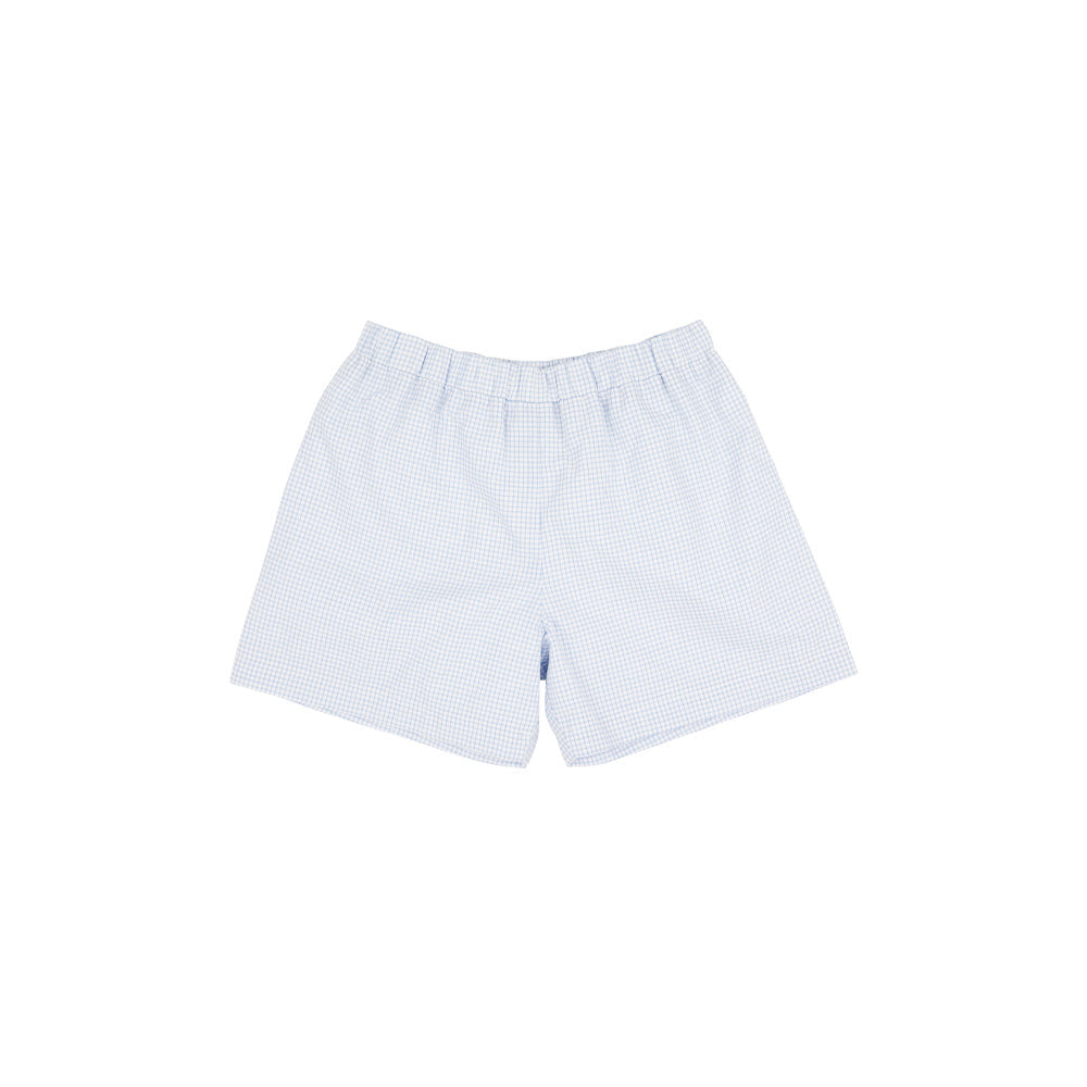 Shelton Shorts - Buckhead Blue Mini Check - Broadcloth