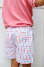 Load image into Gallery viewer, Shelton Shorts - Coral Chandler Check w/ Beale Street Blue
