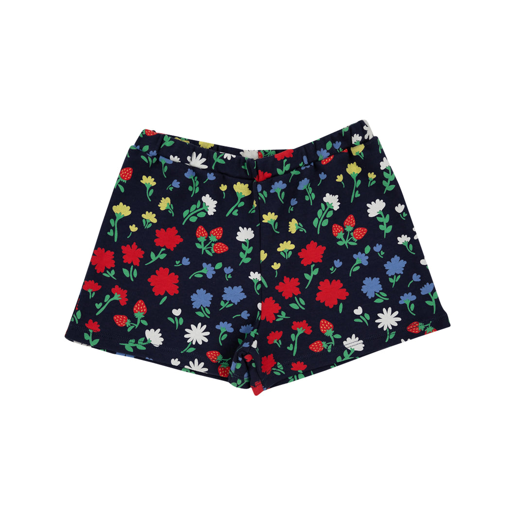 Shipley Shorts - Berry Vintage Blooms