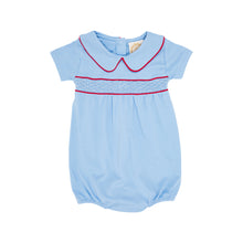 Load image into Gallery viewer, Banbury Bubble - Park City Periwinkle w/ Richmond Red - Short Sleeve
