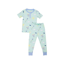Load image into Gallery viewer, Sutton&#39;s Short Sleeve Set - On the Fly w/ Beale Street Blue

