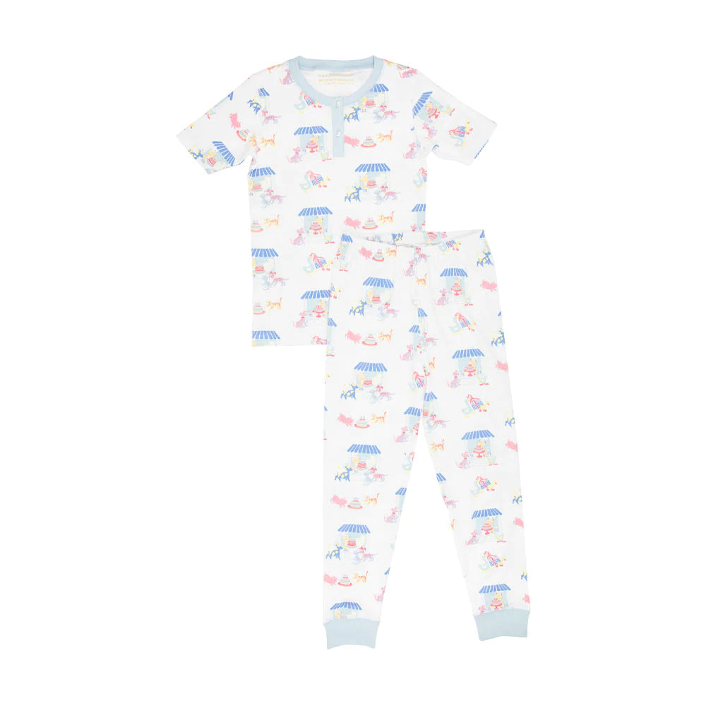 Sutton's Short Sleeve Set - Icing on the Cake w/ Buckhead Blue