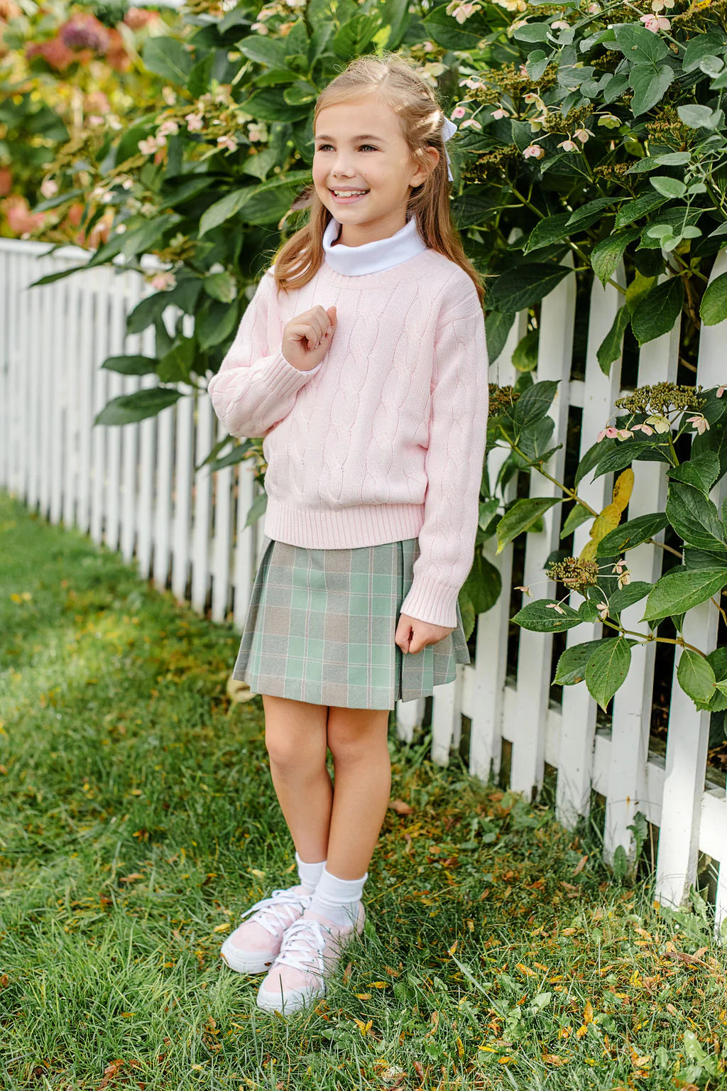 Parson Pleated Skirt Mirador Place Plaid Flannel Merriment