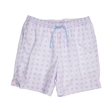 Load image into Gallery viewer, Toddy Swim Trunks - Ocean Club Cane w/ Beale Street Blue - Men’s

