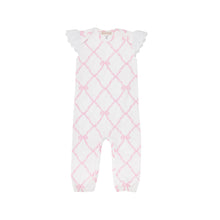 Load image into Gallery viewer, Wendy&#39;s Warm Onesie - Pink Belle Meade Bow
