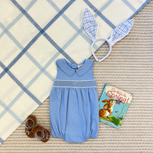 Load image into Gallery viewer, Banbury Bubble - Park City Periwinkle w/ Worth Ave White - Sleeveless
