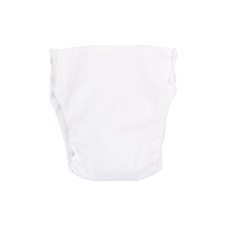 Dalton Diaper Cover - Broadcloth - White or Buckhead Blue