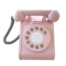 Load image into Gallery viewer, Toy Telephone - Wooden - Pink or Yellow
