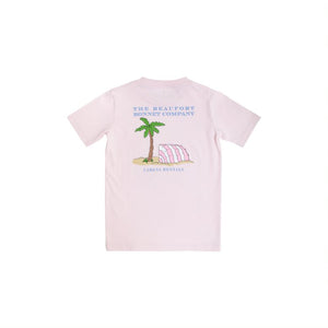 Sir Proper T-Shirt - Cabana Rentals - Pink/Blue