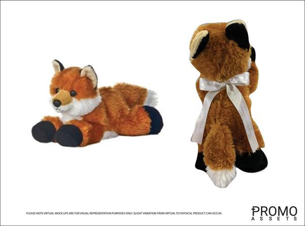 Stuffed Fox with MoM ribbon