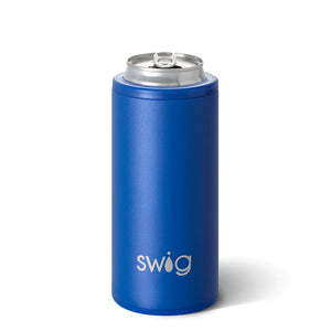 Swig Skinny Can Cooler w/ Flip & Sip Lid - 12oz. - Various Colors